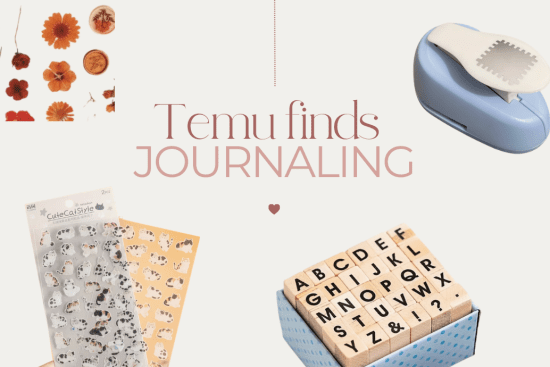 articulos de journaling en temu